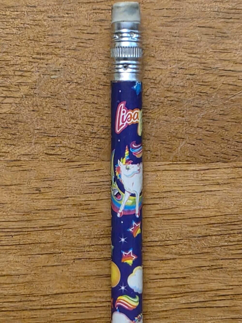 Lisa Frank Vintage Unicorn Pencil 1990s Brand New Unsharpened School Folder